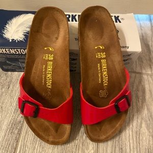 Birkenstock Madrid-Red